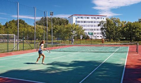 Теннисный корт, санаторий Парус ALL Inclusive, г. Анапа