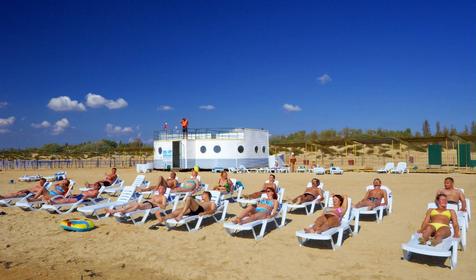 Пляж санатория Парус ALL Inclusive, г. Анапа