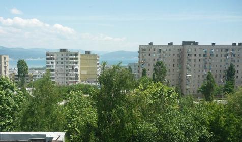 Вид из окна пансионата Бриз, г. Новороссийск