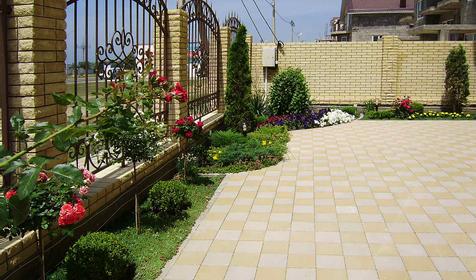 Двор гостевого дома Mariya, г. Анапа, кп. Витязево