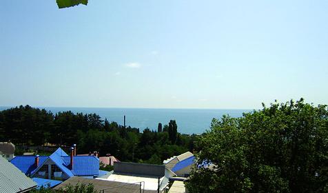 Вид с балкона, номер, частная гостиница Валера и Люба, г. Сочи, Лазаревский район, п. Лазаревское