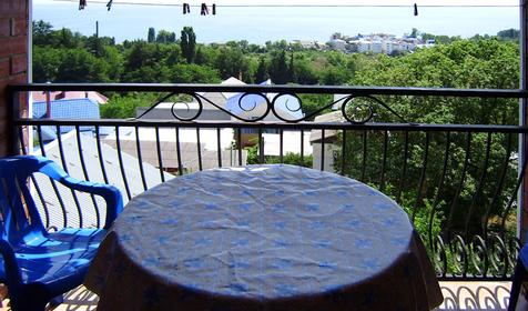Вид с балкона, номер, частная гостиница Валера и Люба, г. Сочи, Лазаревский район, п. Лазаревское