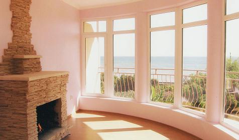 Номер с каминным залом оздоровительного центра Гармония, г. Сочи, Лазаревский район, п. Якорная щель