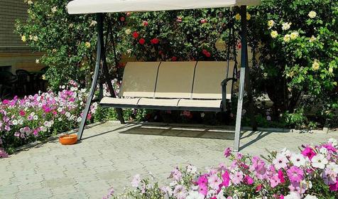 Во дворе гостевого дома Тихий Берег, г. Анапа, п. Витязево