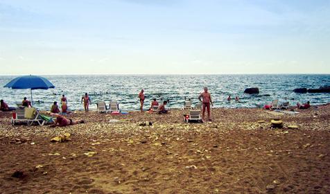 Пляж, г. Сочи, Хостинский район, п. Кудепста