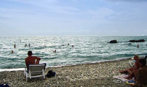 Пляж, г. Сочи, Хостинский район, п. Кудепста