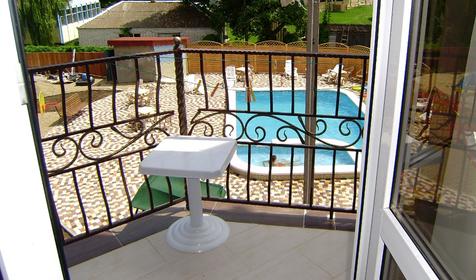 Вид из окна. Отель Бумеранг, г. Анапа, кп. Витязево