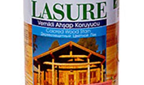 Декоративная защита Лазурь для дерева с лаком