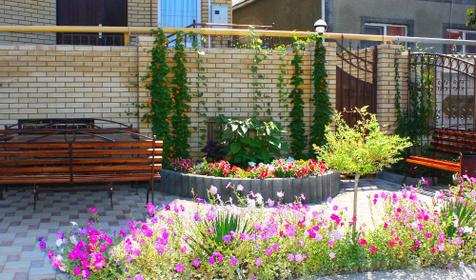 Зона отдыха гостевого дома Диамант, г. Анапа, кп. Витязево