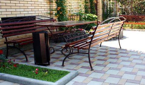 Зона отдыха гостевого дома Диамант, г. Анапа, кп. Витязево