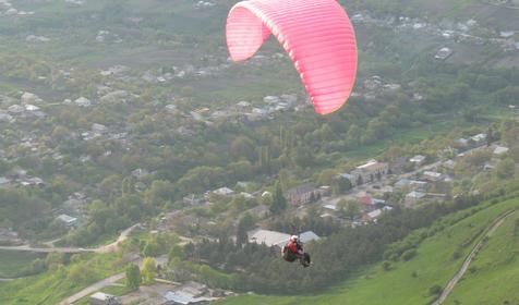 Полеты на параплане. Клуб экстремалов Эдельвейс, г. Сочи, Лазаревский район, п. Дагомыс