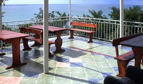 Балкон. Частная гостиница Ардо. г. Сочи, Лазаревский район, п. Якорная щель