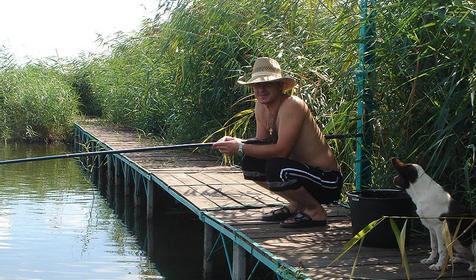 Рыбалка на территории рыболовно-охотничьей базы Азовские плавни, Славянский район, х. Ставки