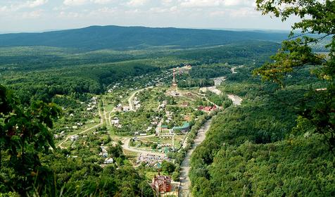 Вид сверху на х. Гуамка