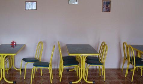 Столовая. Частная гостиница Голубая Бухта, г. Геленджик