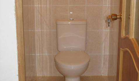 Санузел номера эконом гостевого дома Aring House, г. Сочи, п. Лазаревское