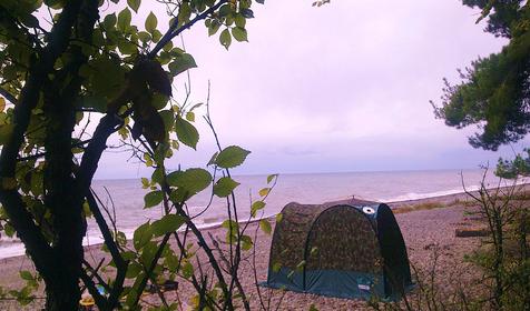 Пляж п. Дагомыс, Лазаревский район