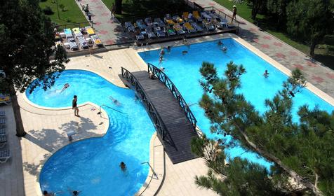 Открытый бассейн, санаторий Красная Талка, г. Геленджик