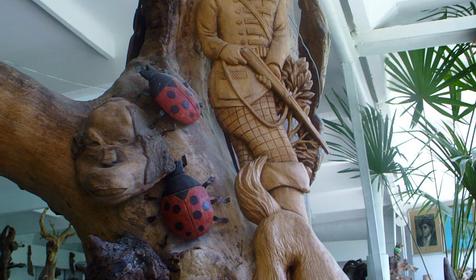 Экспонат выставки Причуды леса, частный дом Зеленый дворик, г. Туапсе, п. Джубга