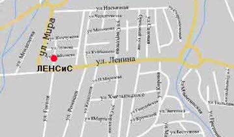 Схема проезда, отель ЛЭНСиС, г. Сочи, Адлерский район, г. Адлер