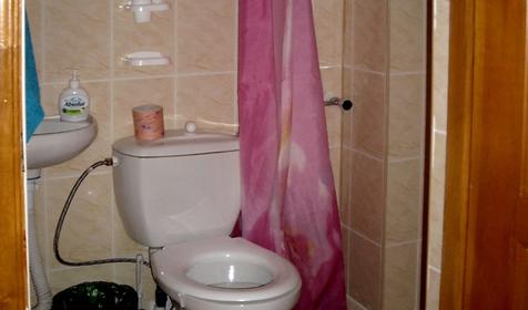 Санузел номера гостевого дома Эдем, Туапсинский район, с. Ольгинка