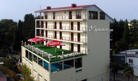 Отель Бристоль (вид сверху), г. Сочи, Лазаревский район, п. Лазаревское