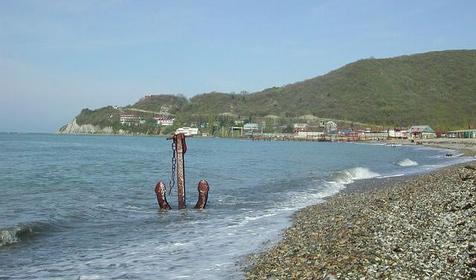 Морской пляж. Частная гостиница уЮТ, г. Геленджик, п. Архипо-Осиповка