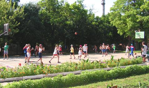 Игры на свежем воздухе, санаторий Ейск, г. Ейск