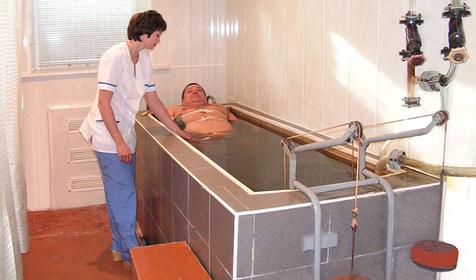 Подводное вытяжение позвоночика в минеральной воде, санаторий Ейск, г. Ейск