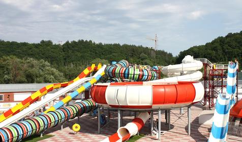 Аквапарк на территории гостиницы Морская Звезда, Туапсинский район, п. Ольгинка