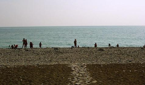 Пляж п. Лазаревское