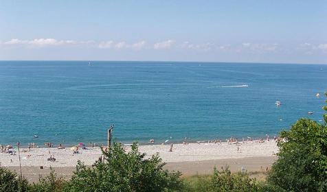 Пляж п. Лазаревское