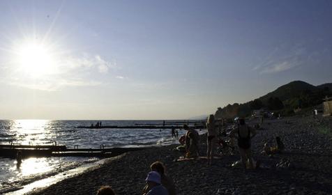 Пляж поселка Головинка, г. Сочи, Лазаревский район