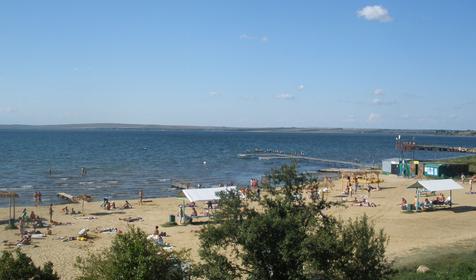 Пляж, Темрюкский район, п. Сенной