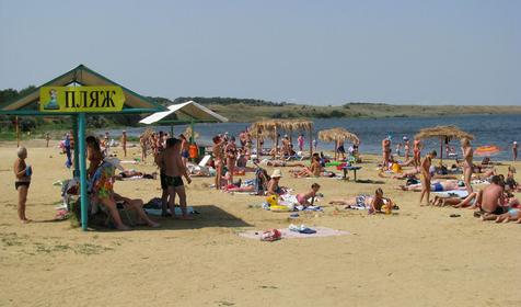 Пляж, Темрюкский район, п. Сенной