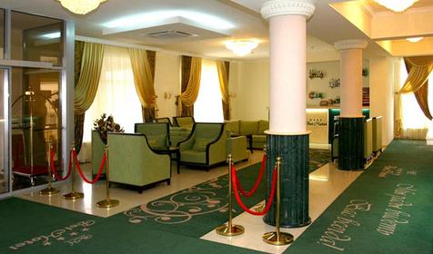 Холл и ресепшн гостиничного комплекса BelHotel, г. Белореченск