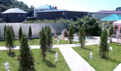 Территория отеля ЛеЛюкс, Туапсинский район, с. Ольгинка