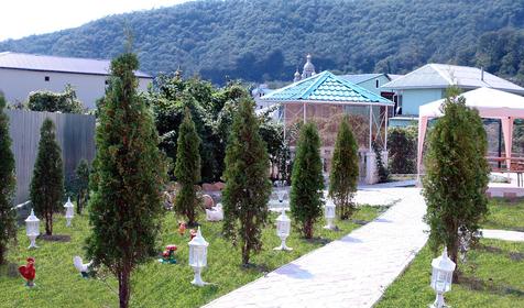 Территория отеля ЛеЛюкс, Туапсинский район, с. Ольгинка