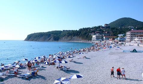 Пляж, Туапсинский район, с. Ольгинка