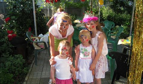 Детский праздник в гостевом доме Людмила, г. Анапа, п. Витязево