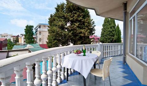Балкон номера, Гостиница Дом на Ульянова 9, г. Сочи, Адлер
