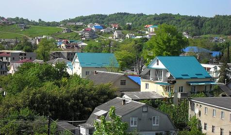 Вид из окна номера, Гостевой дом ЛиДиАнна, г. Сочи, Лазаревский район, с. Вардане