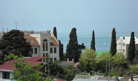 Вид из окна номера, Гостиница Дом на Ульянова 9, г. Сочи, Адлер