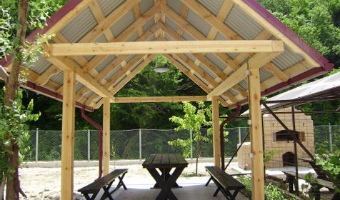 Беседка. Гостевой дом LiSa, Туапсинский район, п. Пляхо