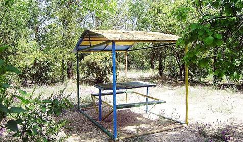 Беседка базы отдыха Южная, Ейский р-н, ст-ца Должанская