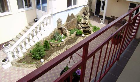 Вид с балкона, Мини-гостиница АДАМАС, г. Анапа, п. Витязево