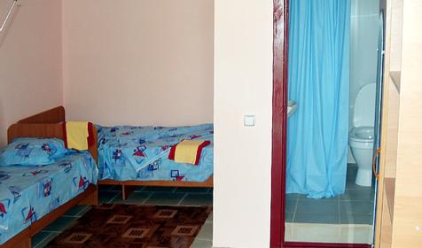 Двухместный номер гостиничного дома У Светланы, Туапсинский р-н, п. Джубга