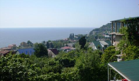 Вид с балкона. Гостевой дом Алла-Рома. Сочи, Лазаревский район, п. Лоо