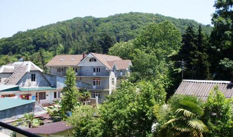 Вид из окна, гостевой дом Аль@Мари, г. Сочи, Лазаревский район, п. Лоо