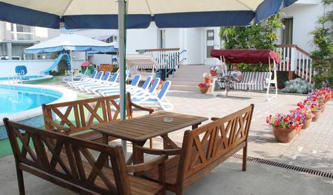 Бассейн. Отель Роза Ветров, г. Геленджик, с. Архипо-Осиповка